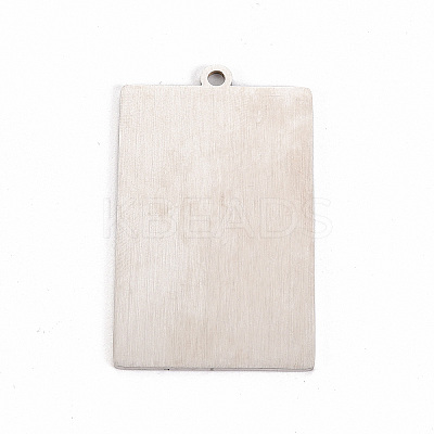 Non-Tarnish 201 Stainless Steel Pendants LS-STAS-S105-LA211-20-1