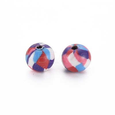 Handmade Polymer Clay Beads CLAY-N008-054A-10-1