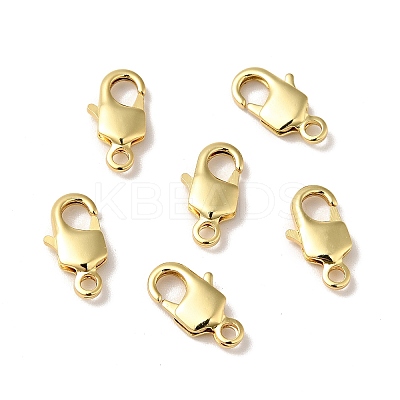 Brass Lobster Claw Clasps KK-J301-22G-1