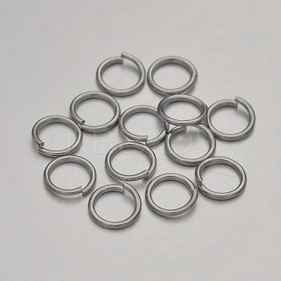 Brass Open Jump Rings X-KK-E647-06P-8mm-1