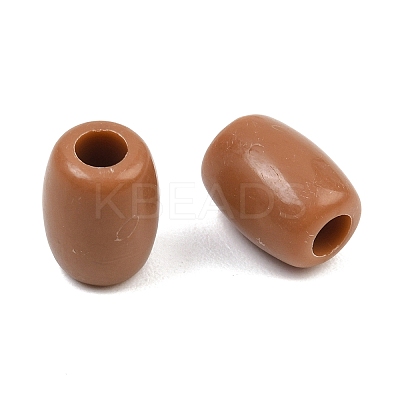 Opaque Acrylic European Beads AC-CBA1794-03B-1