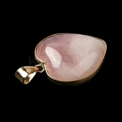 Natural Rose Quartz Pendants G-K335-04G-16-1