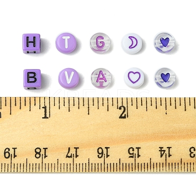 200Pcs Acrylic Beads SACR-FS0001-30-1