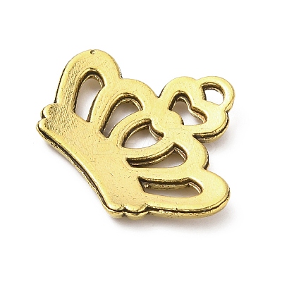 Tibetan Style Alloy Pendant Rhinestone Settings for Enamel LS-FIND-WH0126-174AG-1