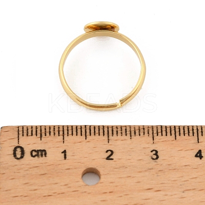 Brass Adjustable Ring Components KK-A272-03B-G-1