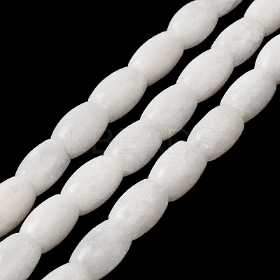 Natural Dyed White Jade Beads Strands G-M402-A01-11-1