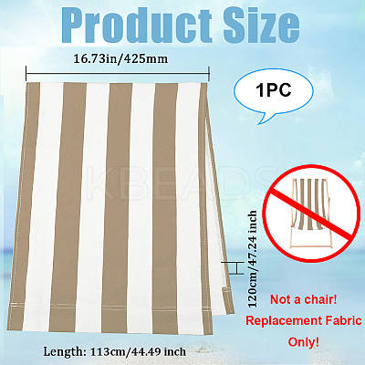 Stripe Chair Cloth Canvas DIY-XCP0003-94-1