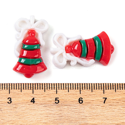 Christmas Decorations Theme Opaque Resin Decoden Cabochons RESI-Z026-01G-1