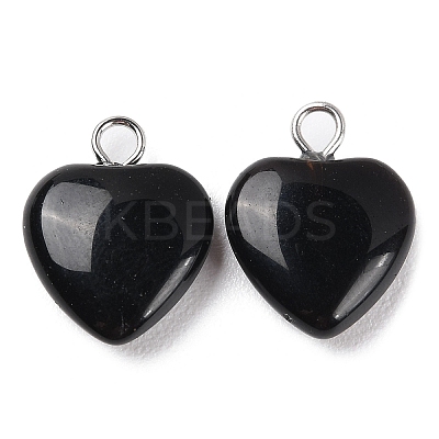 Natural Obsidian Pendants G-E603-01P-04-1