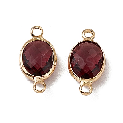 Transparent K9 Glass Connector Charms X-GLAA-A005-10G-1