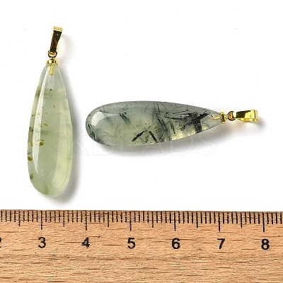 Natural Prehnite Pendants G-Q192-07G-01-1