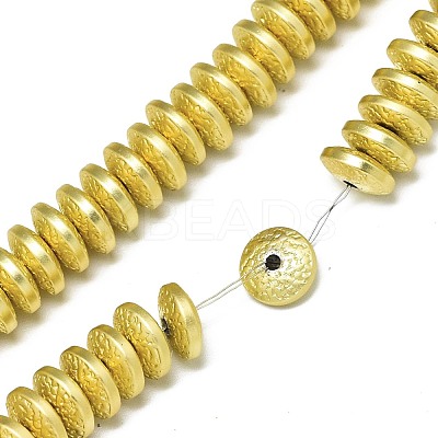 Electroplate Non-magnetic Synthetic Hematite Beads Strands G-S372-001-02G-1