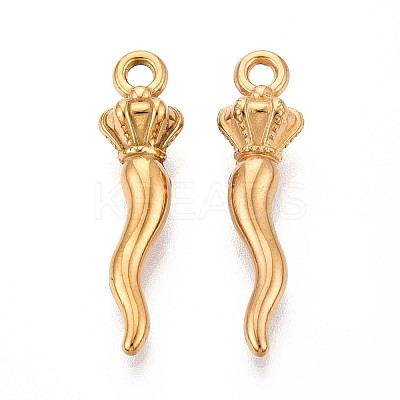 304 Stainless Steel Pendants STAS-T065-29G-1