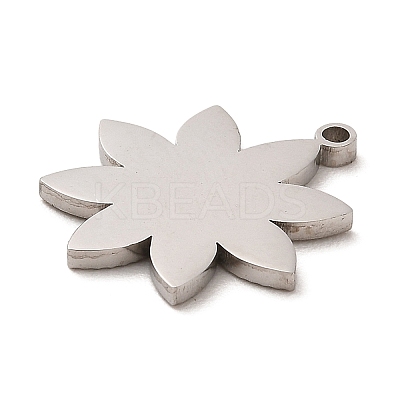Non-Tarnish 304 Stainless Steel Pendants STAS-E199-03P-1