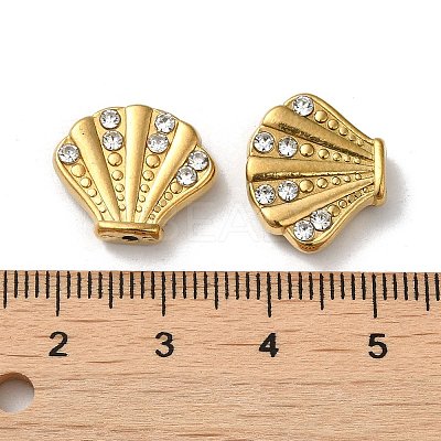304 Stainless Steel Crystal Rhinestone Beads STAS-I203-03A-G-1