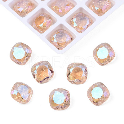 Glass Rhinestone Cabochons MRMJ-N029-02B-06-1