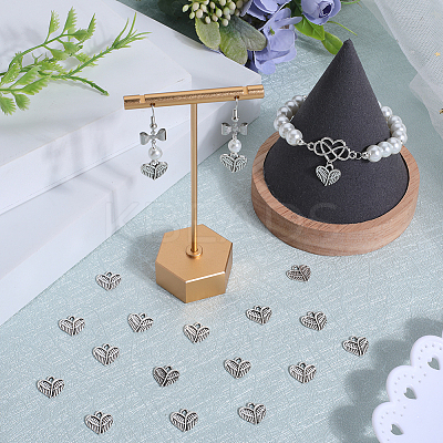 Tibetan Style Alloy Charms TIBE-SC0009-27-1