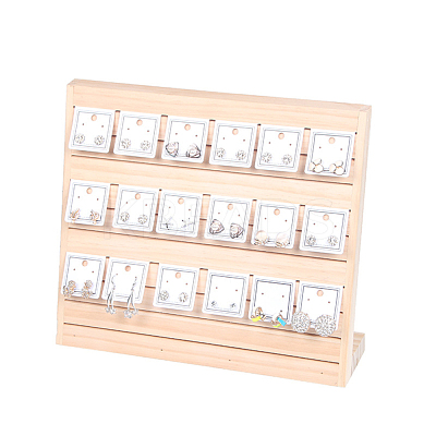 Wood Earring Display Stands EDIS-O005-01-1