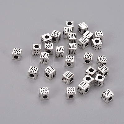 Tibetan Style Alloy Spacer Beads X-LFH10004Y-1