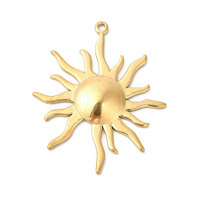 Ion Plating(IP) 304 Stainless Steel Pendants STAS-L268-026G-1