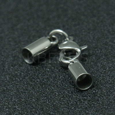 Tarnish Resistant 304 Stainless Steel Lobster Claw Clasps STAS-I045-45-1