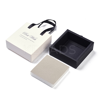 Paper Drawer Jewelry Set Box LS-CON-P015-03C-1