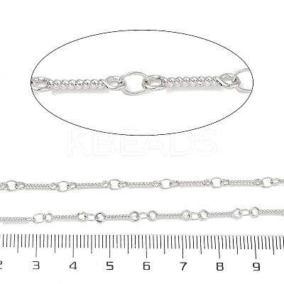 Rack Plating Alloy Bar Link Chains LCHA-N005-01P-1