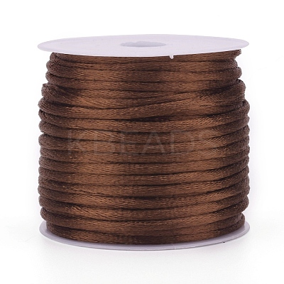 30M Nylon Satin Rattail Cords NWIR-YW0001-04-19-1