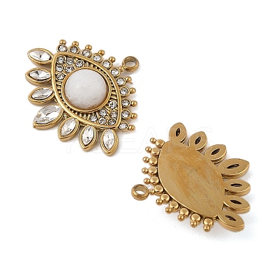Natural White JadeEye Pendants STAS-P380-24G-01-1