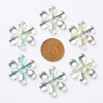 Transparent Acrylic Beads TACR-S154-35C-327-1