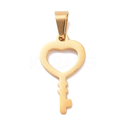 PVD Vacuum Plating 304 Stainless Steel Pendants STAS-D188-05G-1