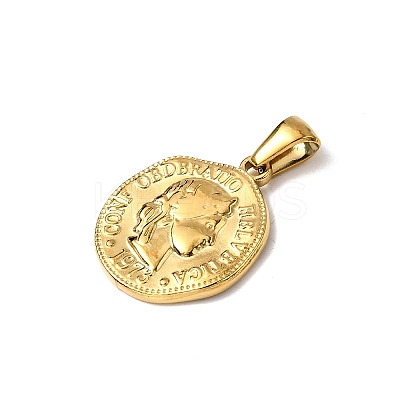 304 Stainless Steel Pendants STAS-B094-01G-G-1