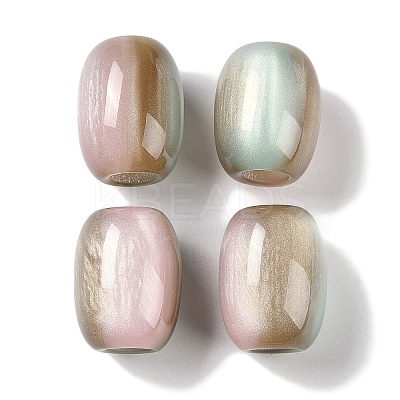 Triple Color Resin European Beads RESI-F055-13A-1