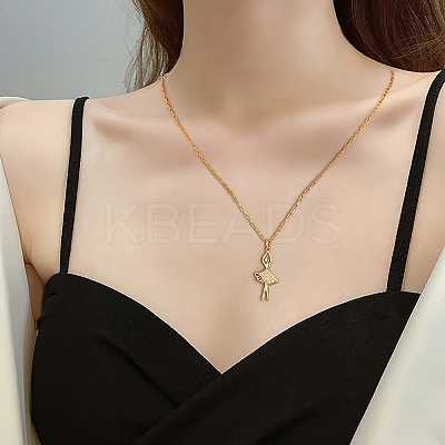 5Pcs Rack Plating Brass Micro Pave Cubic Zirconia Pendants KK-SZ0005-95-1