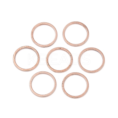 Rack Plating Brass Linking Rings KK-P286-01B-RG-1