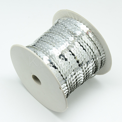 Plastic Paillette Beads PVC-Q085-4mm-1-1