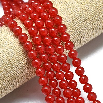 Natural Malaysia Jade Beads Strands G-L645-C01-8mm-16-1