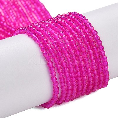 Transparent Glass Beads Strands LS-GLAA-H021-04-23-1