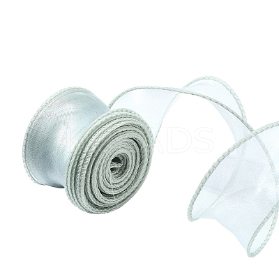 1 Roll Fishtail Yarn Iridescent Ribbon for Bowknot Making OCOR-YW0001-14D-1