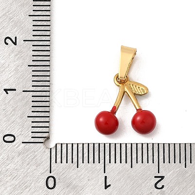304 Stainless Steel Enamel Charms STAS-Z158-02G-02-1