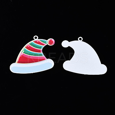 Spray Painted Brass Pendants LS-KK-Q281-013-1
