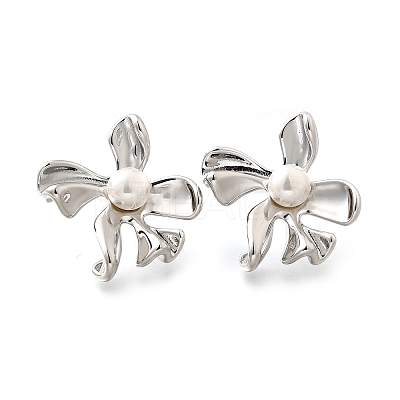 304 Stainless Steel Stud Earrings EJEW-C133-03P-1