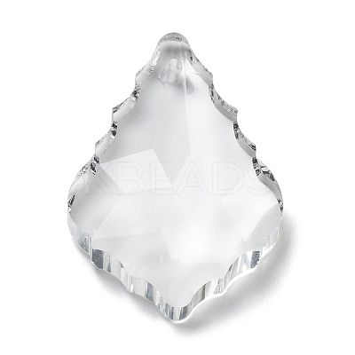 Transparent Glass Pendants GLAA-R223-16-1