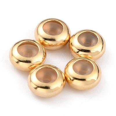 Brass Beads KK-O133-207A-G-1