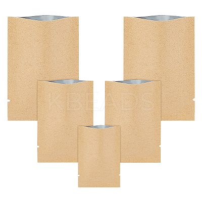 Kraft Paper Open Top Sealable Bags AJEW-PH0017-53-1
