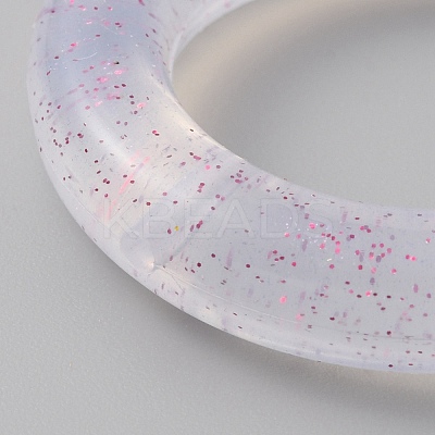 Ring Glitter Silicone Beads SIL-WH0016-07A-01-1