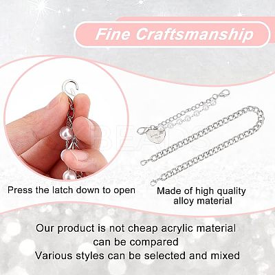 4Pcs 2 Style Iron Shoe Chain DIY-FG0003-14-1