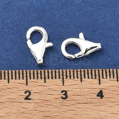 Brass Lobster Claw Clasps KK-G557-06A-S-1