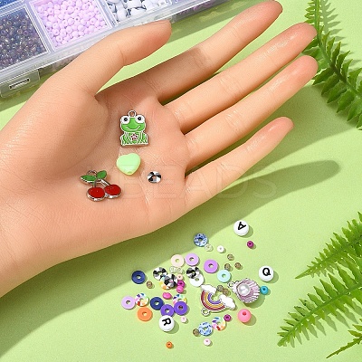 DIY Heishi & Seed Beads Jewelry Set Making Kit DIY-YW0005-47-1