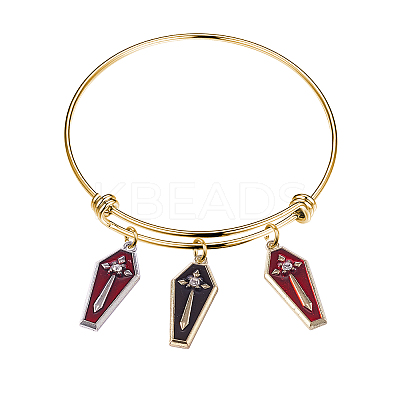 20Pcs 4 Colors Zinc Alloy Enamel Pendants ENAM-CJ0001-107-1